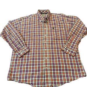 Cinch Men's Multicolor Plaid Button Down Shirt